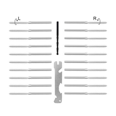 Un bon prix. Hardware de garde-corps de câbles en acier inoxydable 316 avec câbles de 3/16 pouces étanche à l'eau et à la rouille en ligne