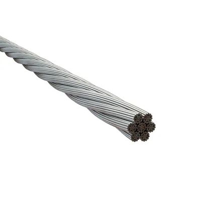 Un bon prix. Cable de câble en acier inoxydable de qualité marine flexible 304 316 316L avec construction 7x7 et 1x12 en ligne