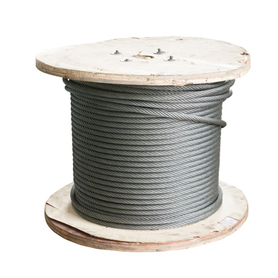 Un bon prix. 7x7 câble d'aéronef en acier au carbone de construction 1/16 
