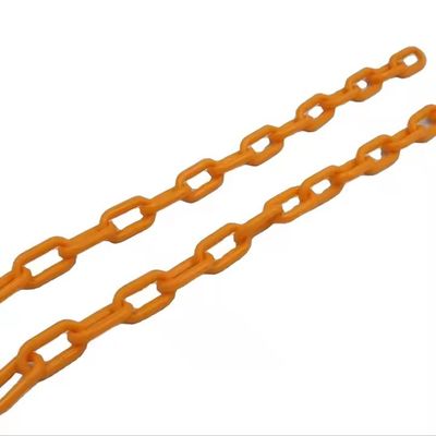 Un bon prix. Chaîne en plastique colorée de 6 mm avec emballage de 25 m et 60 g par mètre pour la sécurité routière en ligne