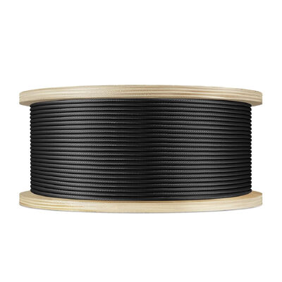 Un bon prix. Cable en acier inoxydable noir 7x19 fils Cable en acier pour garde-corps en ligne