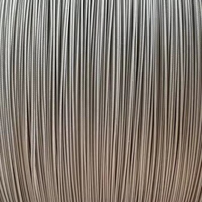 Un bon prix. Couche en PVC 304 en acier inoxydable câble en fil ultrafin 7*7 0,6-0,8 mm Processus de flexion standard AiSi pour d'autres applications en ligne