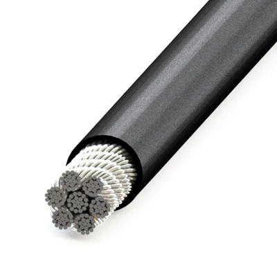 Un bon prix. Câble en acier gainé PU nylon 7x19 de haute qualité 5mm 6mm pour équipement de gym, câble en acier inoxydable gainé nylon en ligne