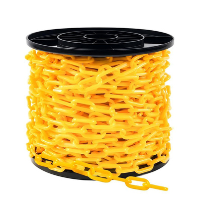 Un bon prix. Chaîne de barrière en plastique, maillons de chaîne résistants aux intempéries pour barrières de contrôle de foule, gestion de file d'attente, décoration de parking et d'allée en ligne
