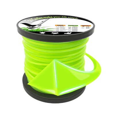 Un bon prix. Ligne de découpage triangulaire ronde pour le remplacement universel de la ligne de découpage de la corde de nylon de qualité supérieure pour l'herbe légère en ligne