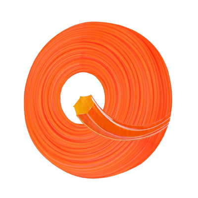Un bon prix. Couleur orange pré-coupé coupeuse de pinceau de jardin Coupeuse de pelouse hexagonale en nylon en ligne