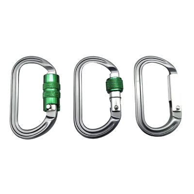 Un bon prix. Nouveaux porte-clés promotionnels en solde 8kN mousquetons crochet aluminium mousqueton extérieur en ligne