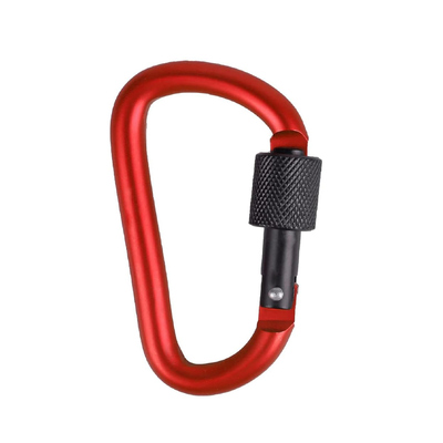 Un bon prix. Mousqueton à anneau en D en aluminium multicolore 6 kN pour camping, pêche et usage extérieur en ligne