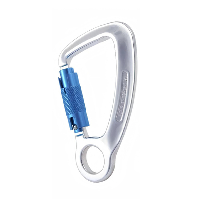 Un bon prix. Mousqueton en aluminium 23kN à œillet captif, verrouillage par rotation triple action en acier en ligne