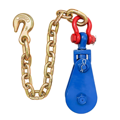 Un bon prix. Poulie de remorquage améliorée pour dépannage et récupération, chariot de remorquage, accessoires de dépanneuse en ligne