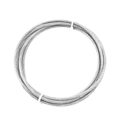 Un bon prix. Prix de gros d'usine 1X7 Diamètre 0,7 mm à 10 mm câble métallique en acier inoxydable/câble métallique en ligne
