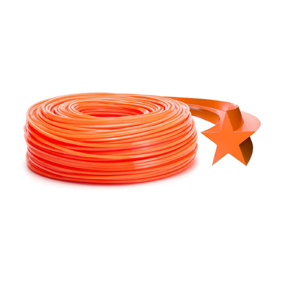 Fil de débroussailleuse Star String Heavy Duty Commercial Grade Nylon Weed Eater String Haute Performance Forme Étoile pour Coupe Nette