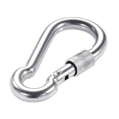 Un bon prix. Mousqueton en acier inoxydable 304 DIN5299, mousqueton à ressort avec œil et vis en ligne