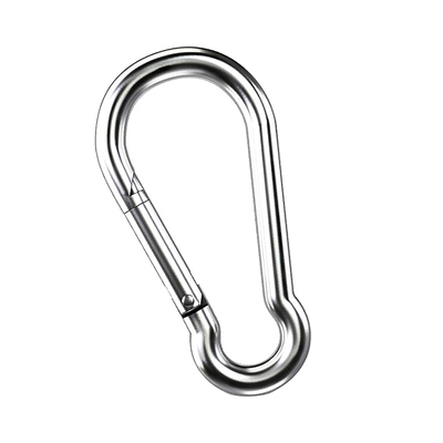 Un bon prix. DIN5299 304 en acier inoxydable ressort snap crochet s'adapte camping randonnée pour la corde Chaîne de clés porte-clés bagues en ligne