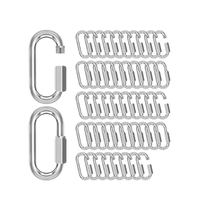 Un bon prix. Lien rapide en acier inoxydable pour raccords de câbles de fil de fer Lien de chaîne Lien de connecteur Lien de connexion matériel en ligne