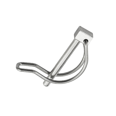 Un bon prix. Goupille de sécurité en acier inoxydable 316, coupleur de remorquage de remorque à dégagement rapide, goupille de verrouillage de fil d'arbre de Type D pour poussette de vélo en ligne
