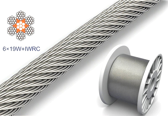 Un bon prix. Cable maritime non magnétique 7x19 AISI 316 câble en acier inoxydable pour équipement sensible en ligne